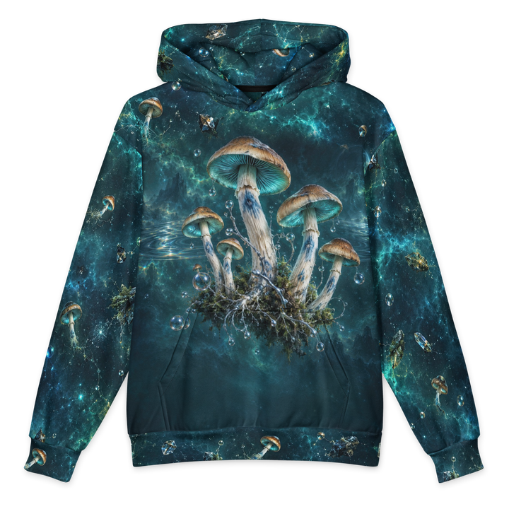 Blue Bruise Garden Hoodie