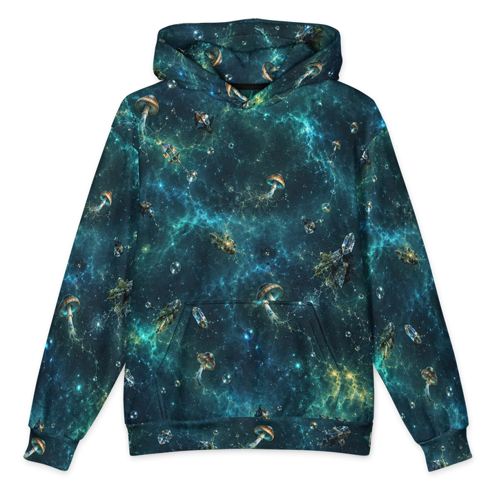 Blue Bruise Garden Terrain Hoodie