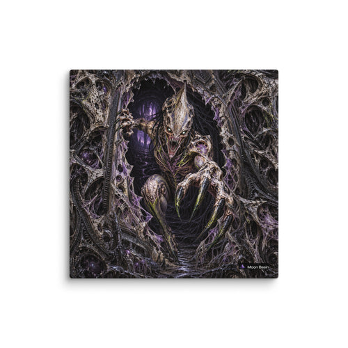 Breachborn 20 × 20 inch square canvas on a white wall