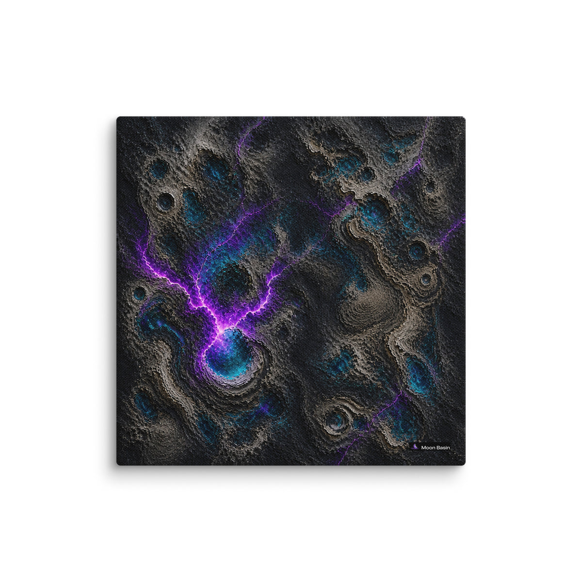 World Vein canvas print, 10x10 inch, on a white wall