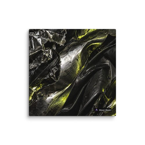 Acid Pressure canvas print, 10 x 10 inch, on a white wall