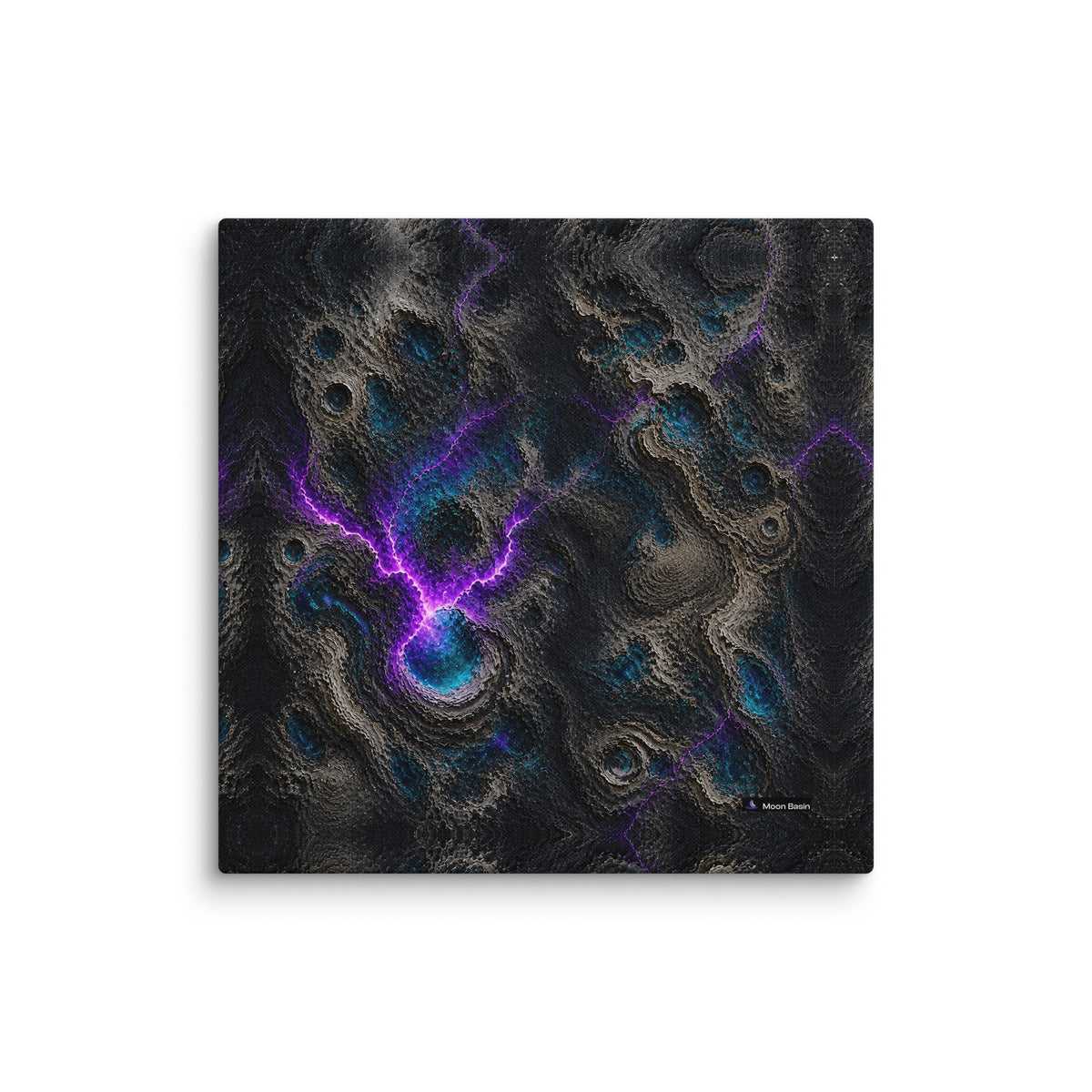 World Vein canvas print, 20x20 inch, on a white wall