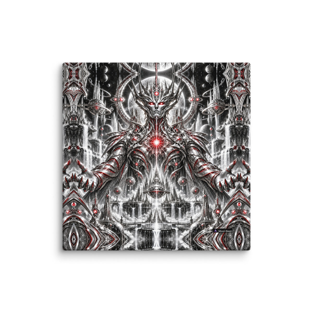 Maximus Alien Testosterone canvas on a white wall