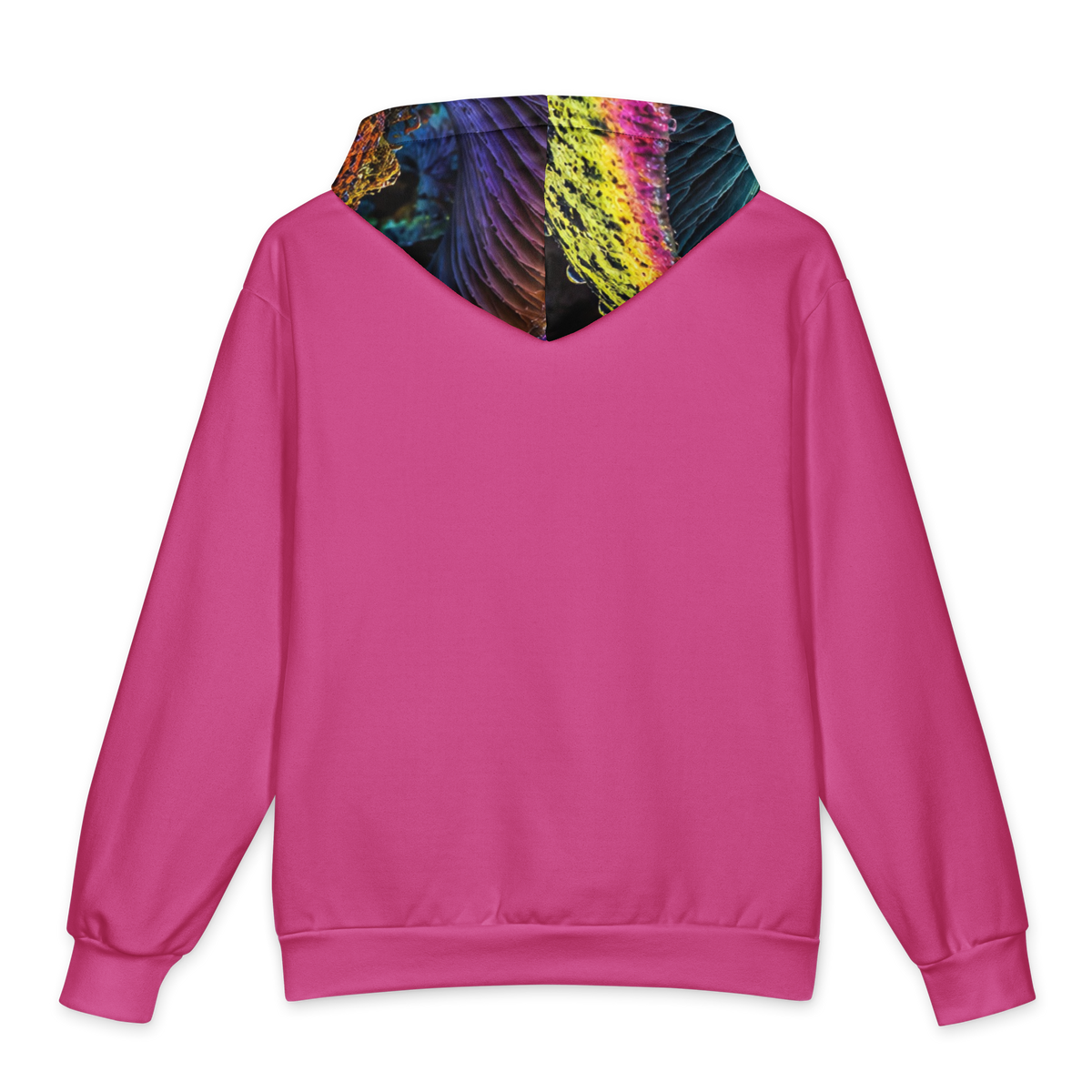Chromatic Sporebloom Magenta Terrain Hoodie all-over print oversized hoodie, back