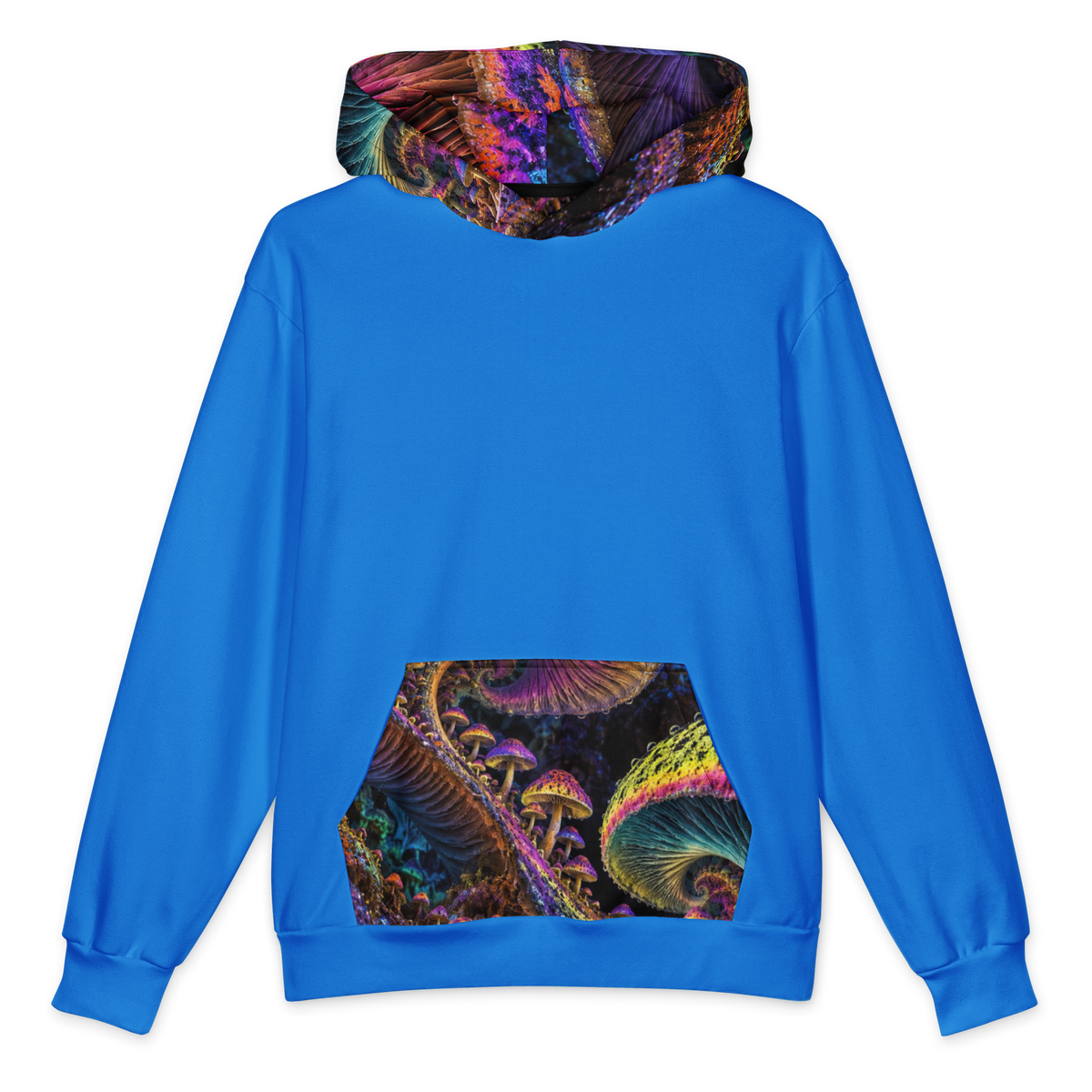 Chromatic Sporebloom Terrain Hoodie all-over print oversized hoodie, front