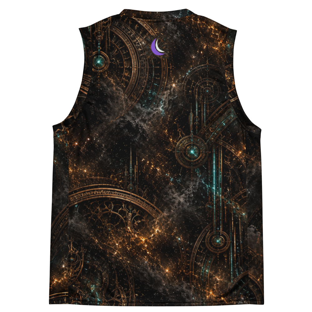 Chronoforge Monolith Terrain Basketball Jersey, back