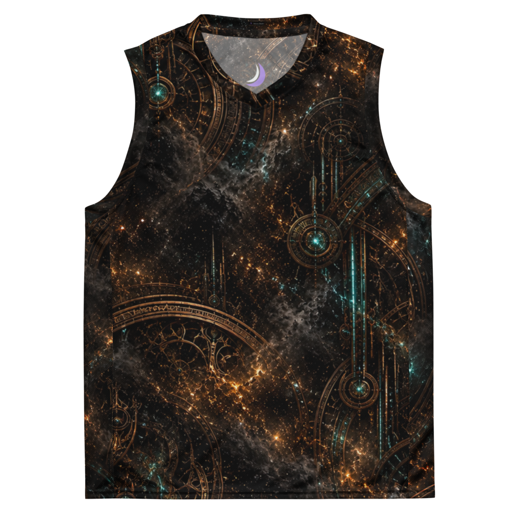 Chronoforge Monolith Terrain Basketball Jersey, front