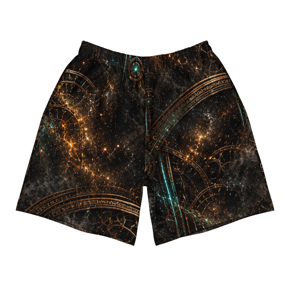 Chronoforge Monolith Terrain Athletic Shorts, front