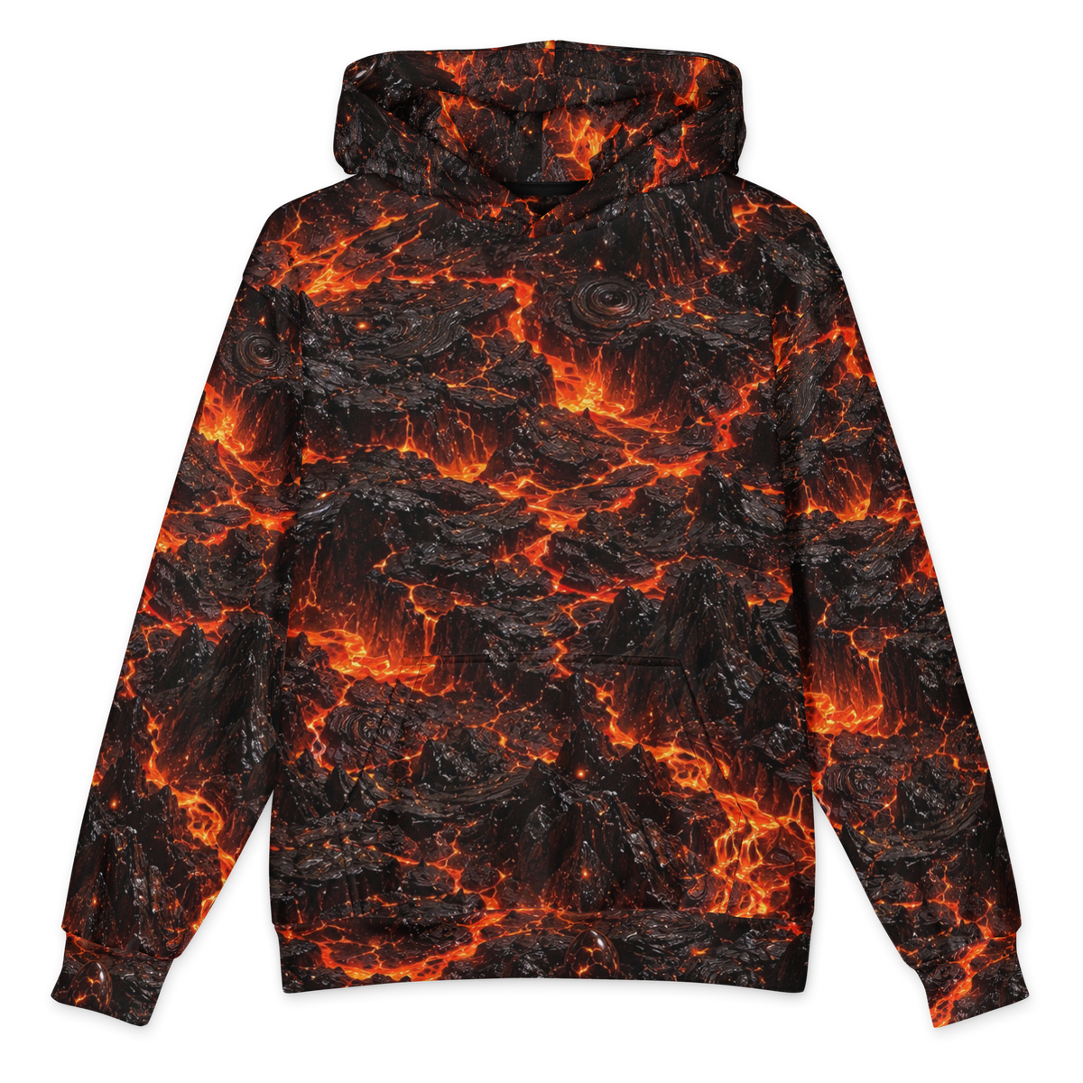 Cinder Throne Dominion Terrain Hoodie all-over print oversized hoodie, front