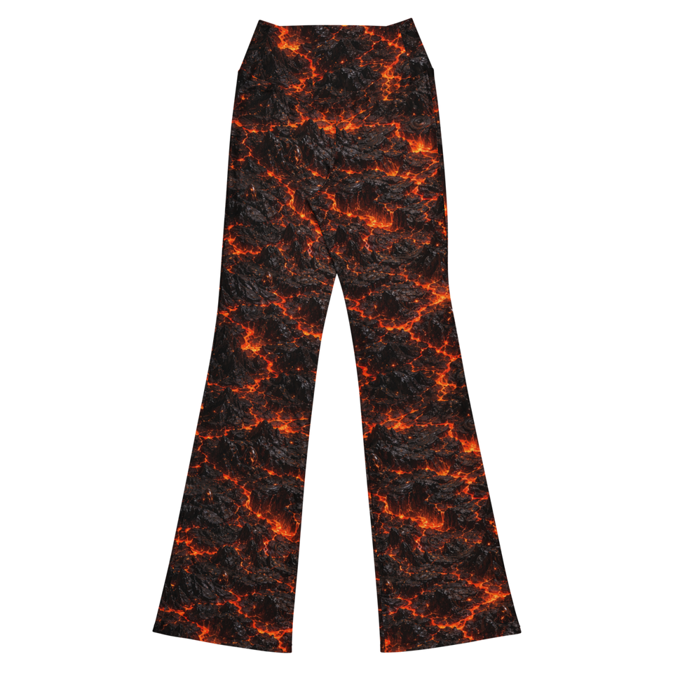 Cinder Throne Terrain Flare Leggings, back