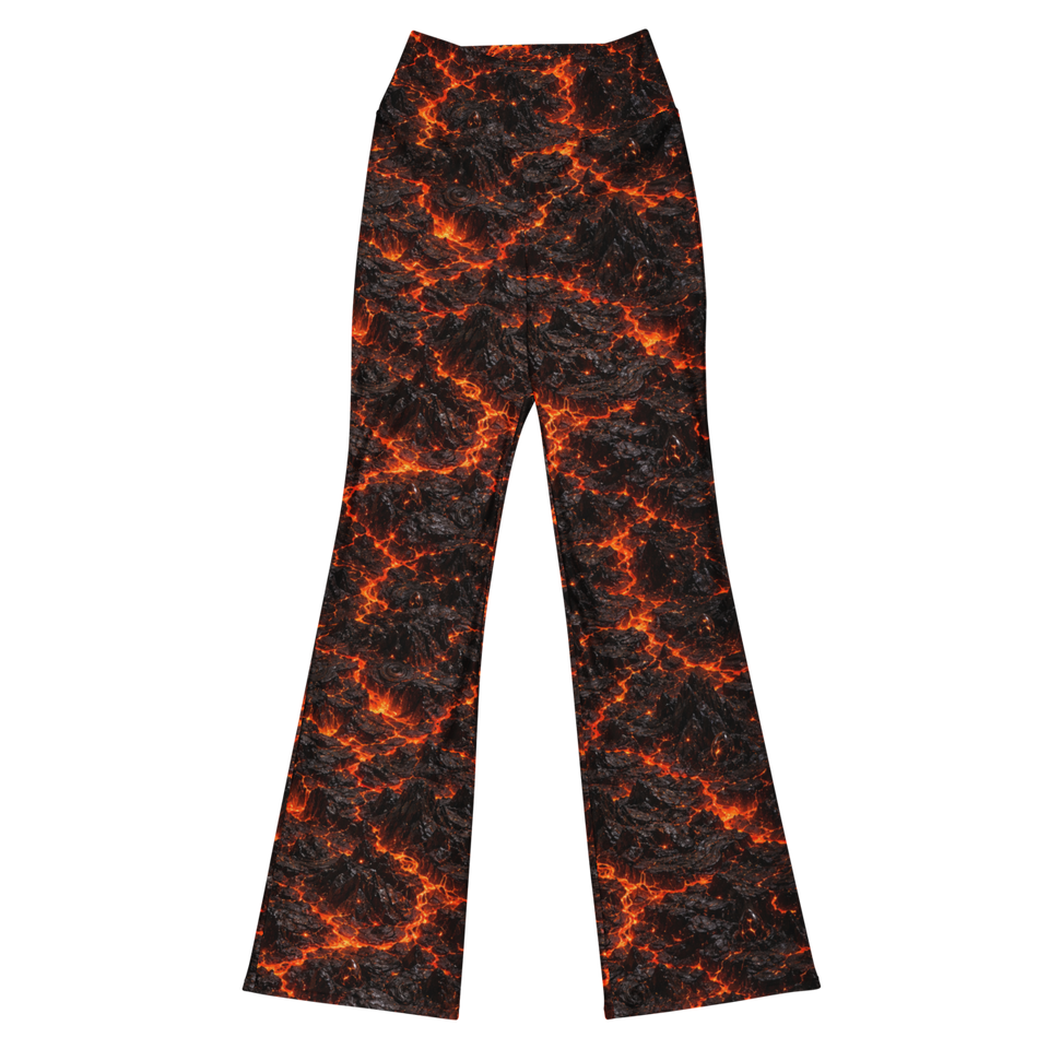 Cinder Throne Terrain Flare Leggings, front
