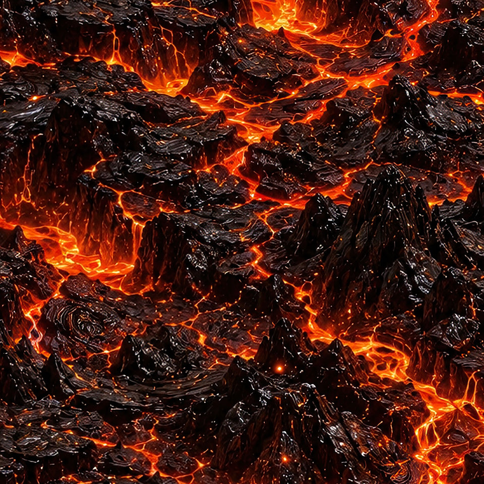 Cinder Throne Terrain Shorts, print zoom: full-resolution print detail