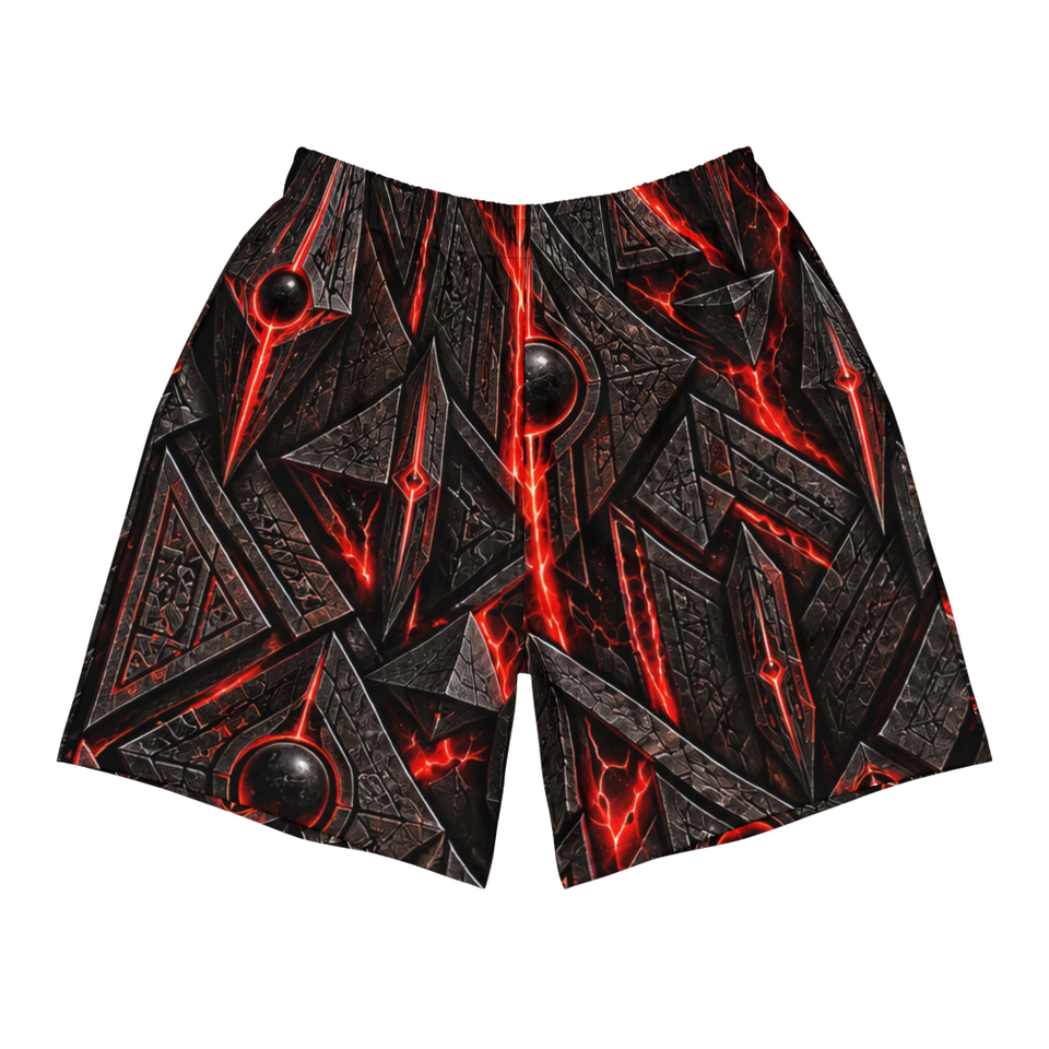 Crimson Pharaoh Terrain Athletic Shorts, front