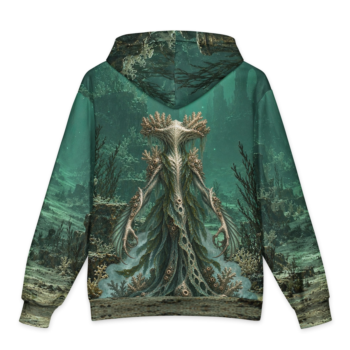 Drowned Oracle Hoodie all-over print oversized hoodie, back