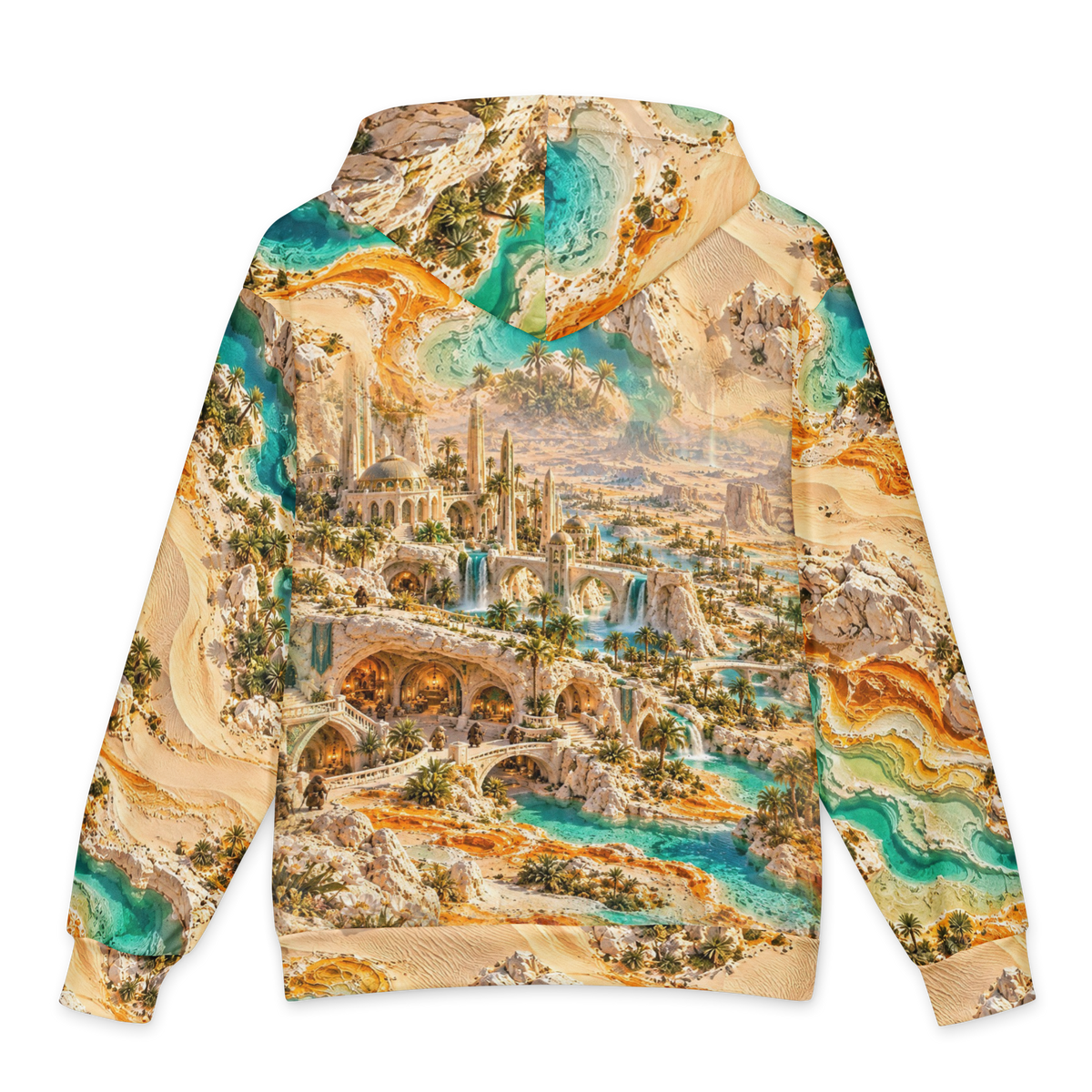 Dune Burrow Dominion Hoodie all-over print oversized hoodie, back