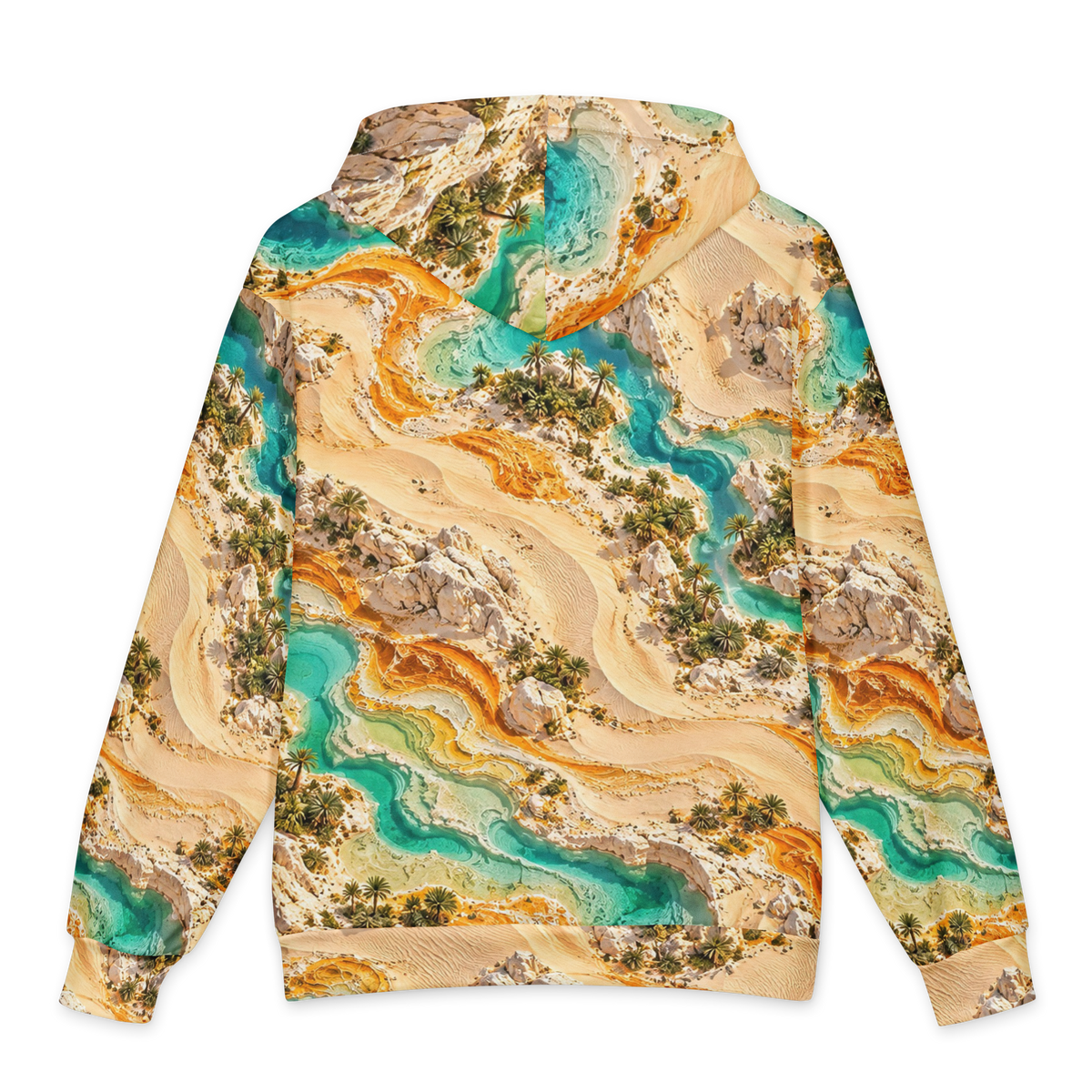 Dune Burrow Dominion Terrain Hoodie all-over print oversized hoodie, back
