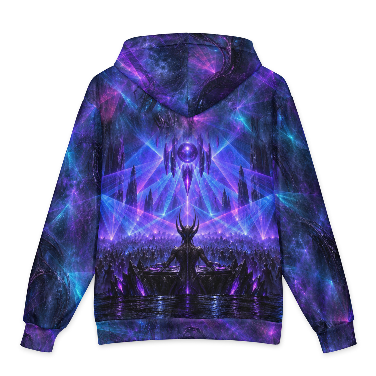 Eclipse Cathedral Hoodie all-over print oversized hoodie, back