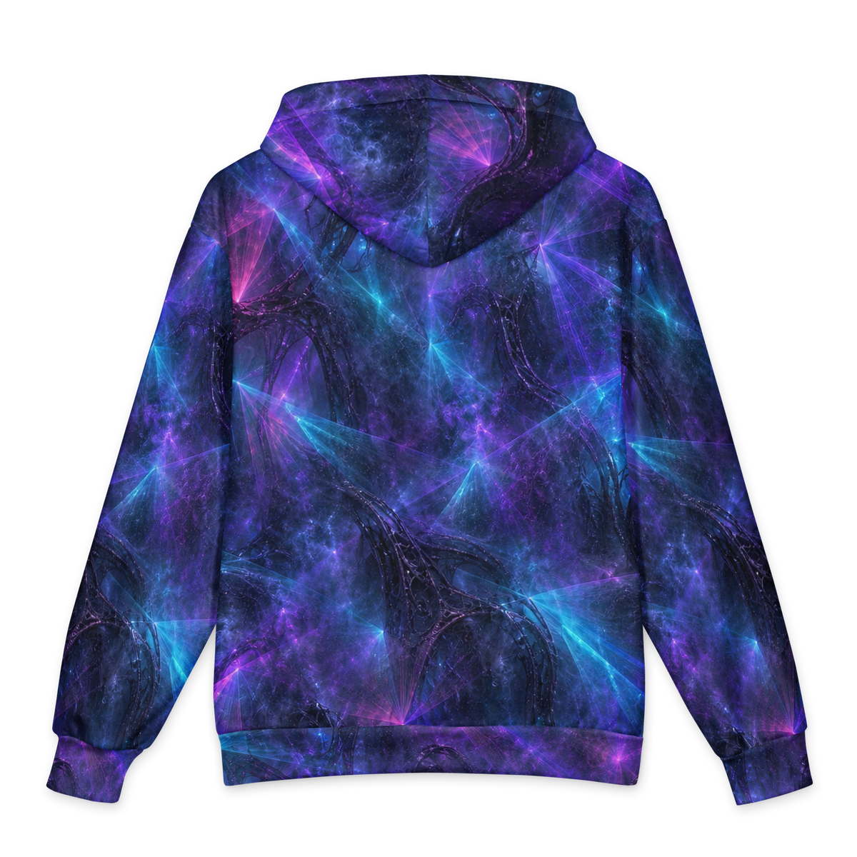 Eclipse Cathedral Terrain Hoodie all-over print oversized hoodie, back