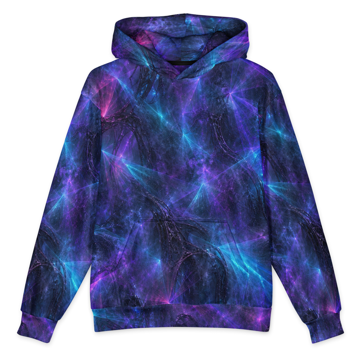 Eclipse Cathedral Terrain Hoodie all-over print oversized hoodie, front