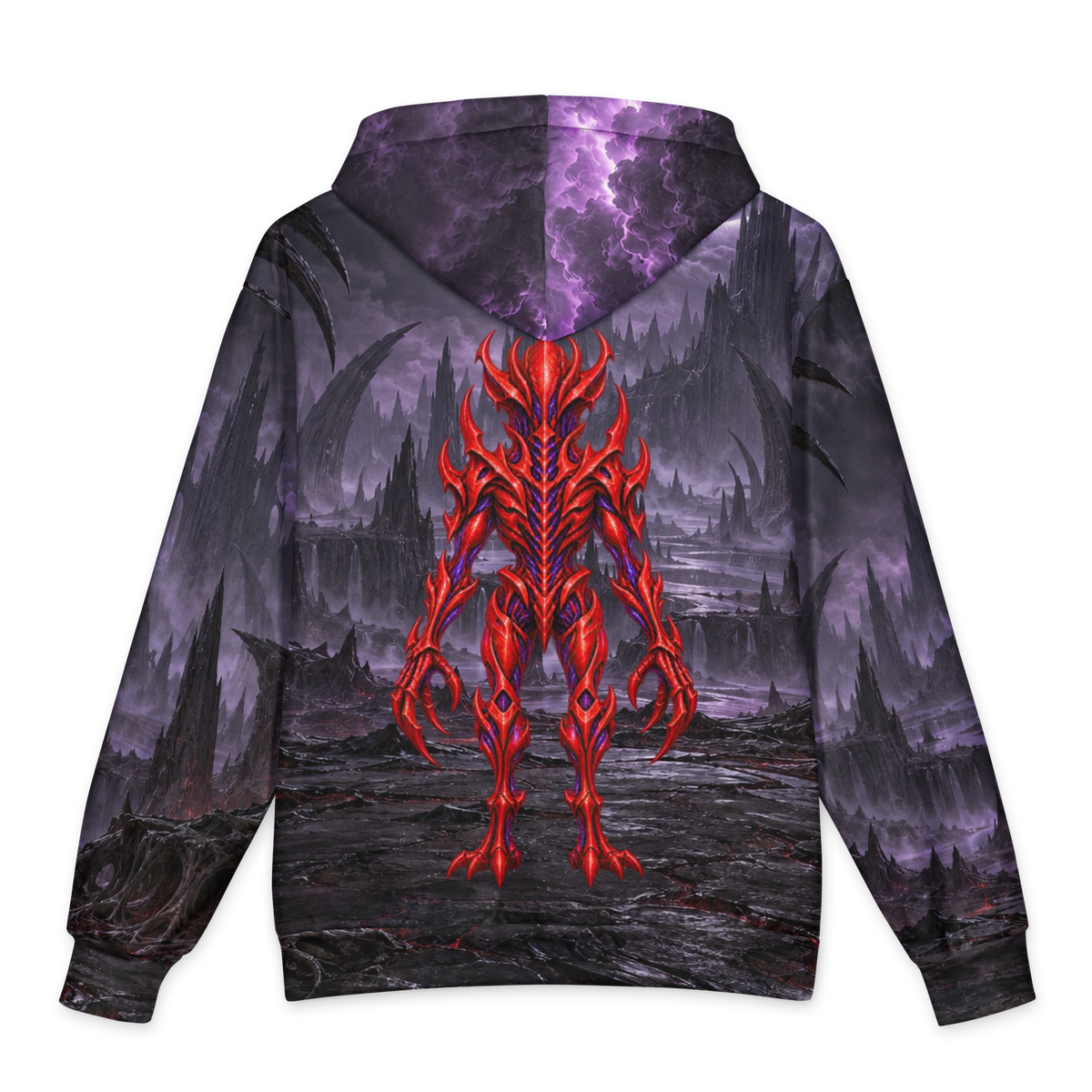 Ember Marrow Tyrant Hoodie all-over print oversized hoodie, back
