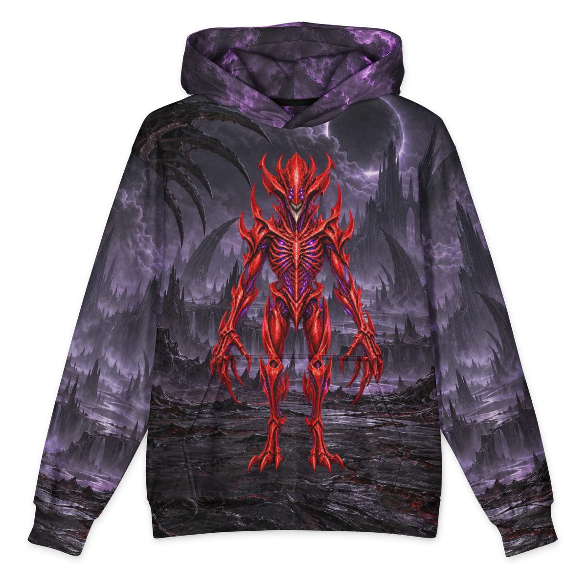 Ember Marrow Tyrant Hoodie all-over print oversized hoodie, front
