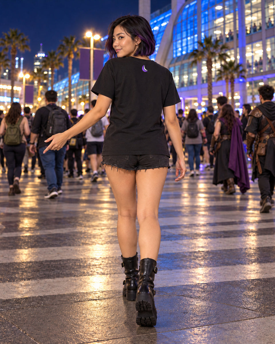 Prismatic Overlord Graphic Tee, worn on model, back