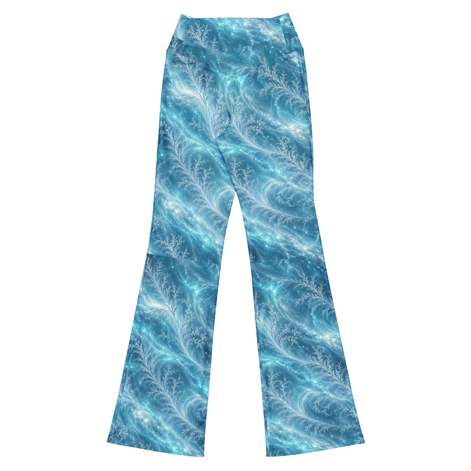 Ice Witch Terrain Flare Leggings, back