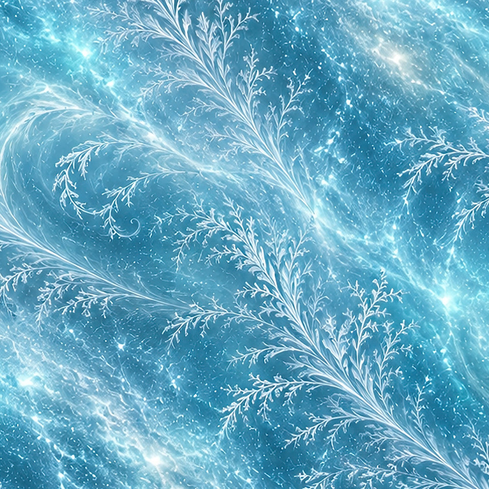 Ice Witch Terrain Flare Leggings, print zoom: full-resolution print detail