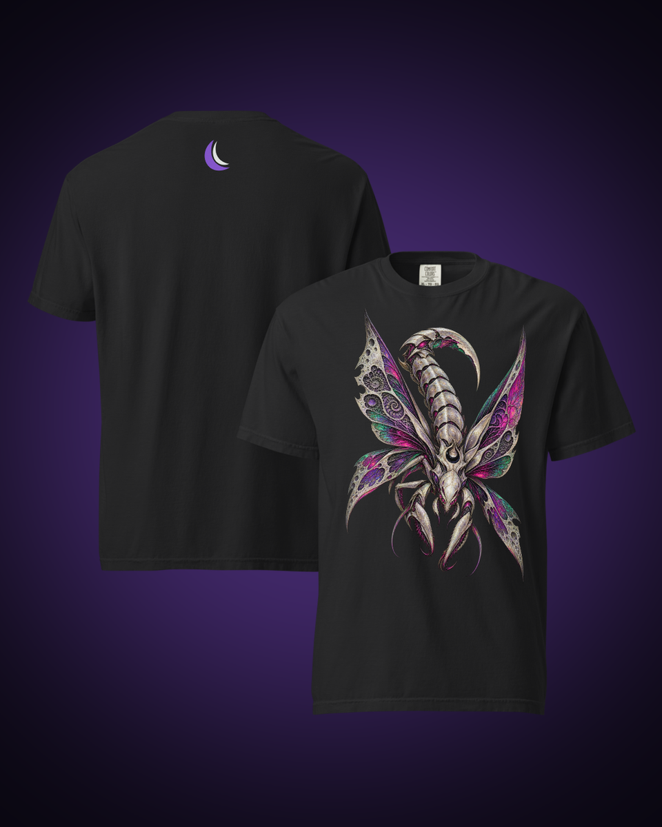 Lunar Parasite Graphic Tee, front and reverse