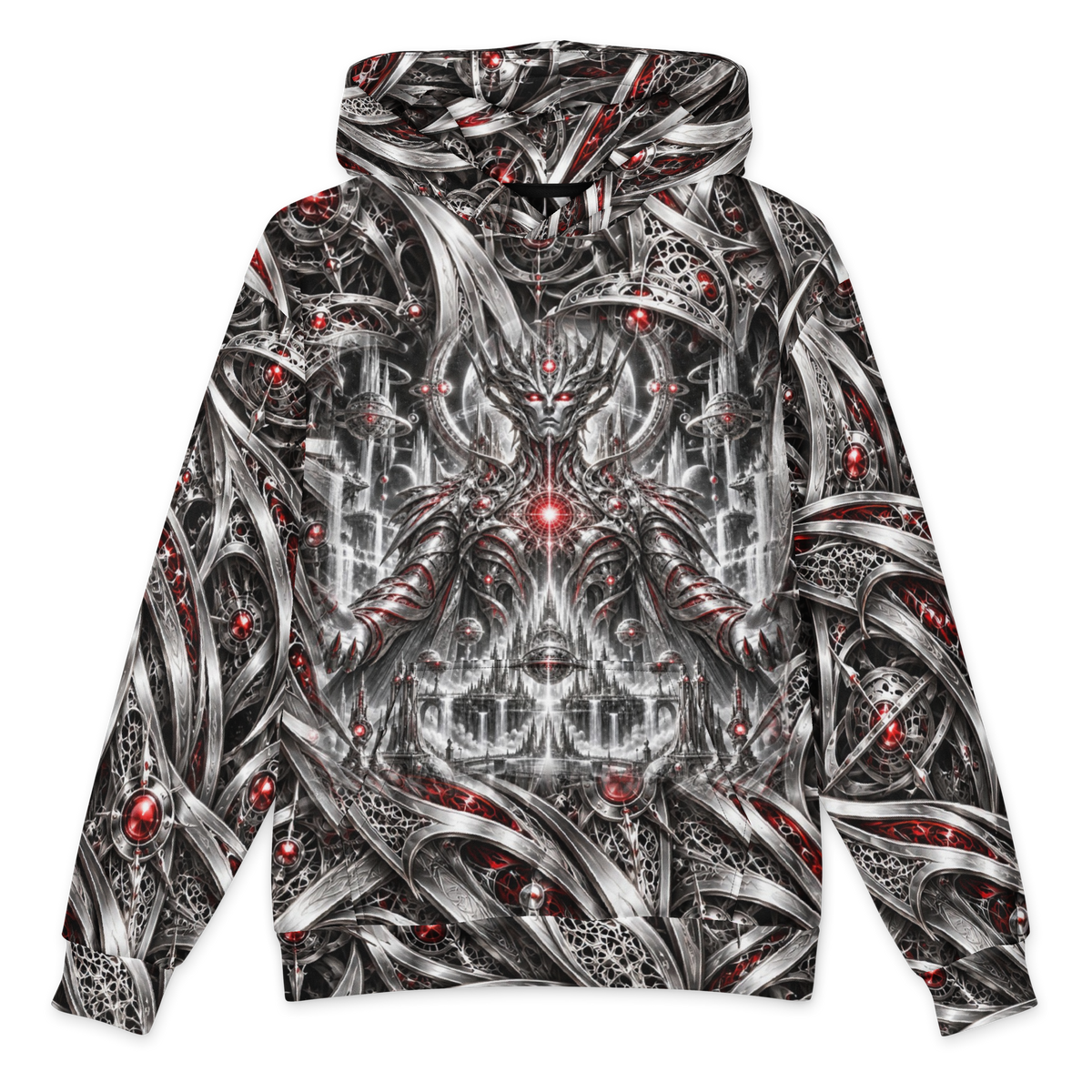 Maximus Alien Testosterone all-over print oversized hoodie, front