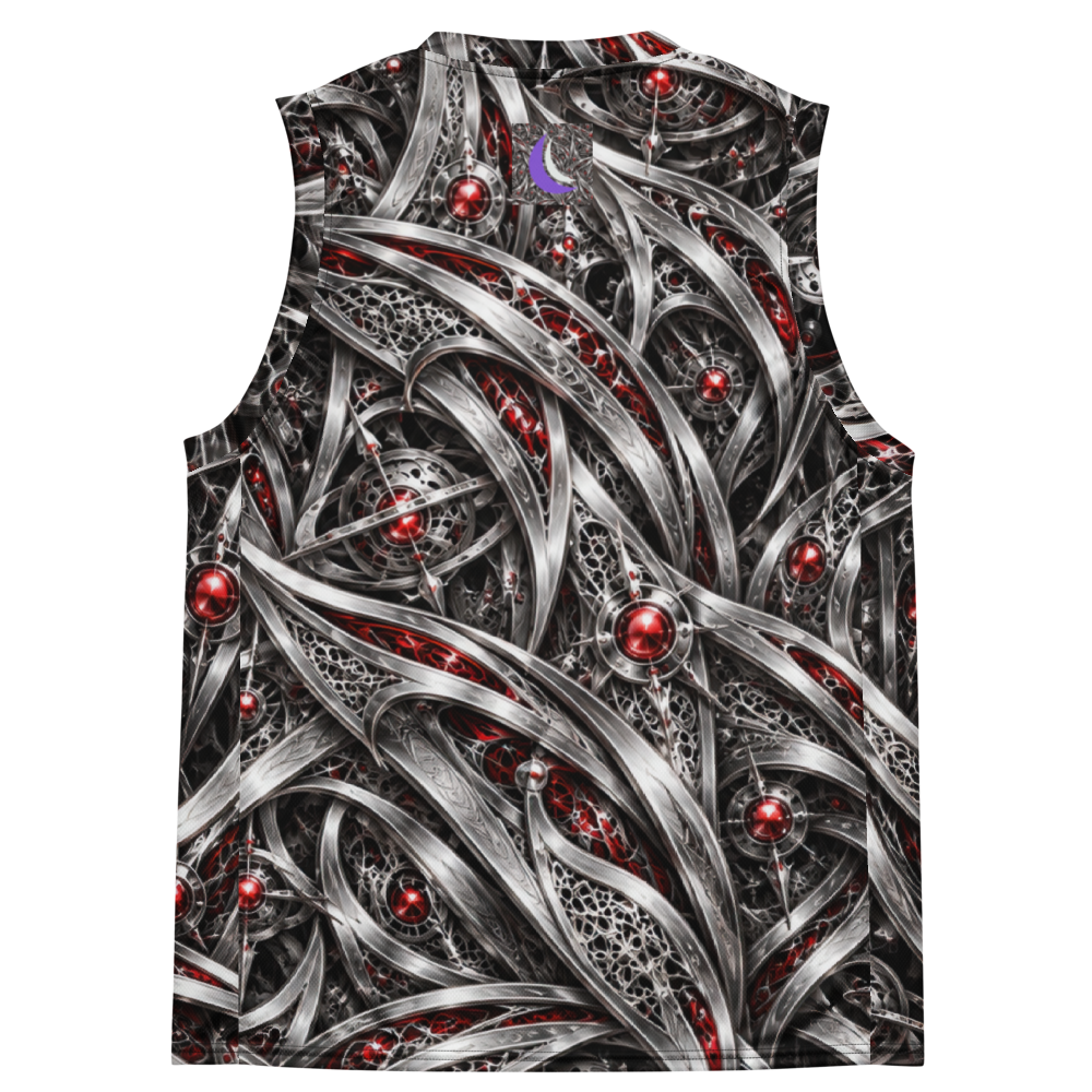 Maximus Alien Testosterone Terrain Basketball Jersey, back