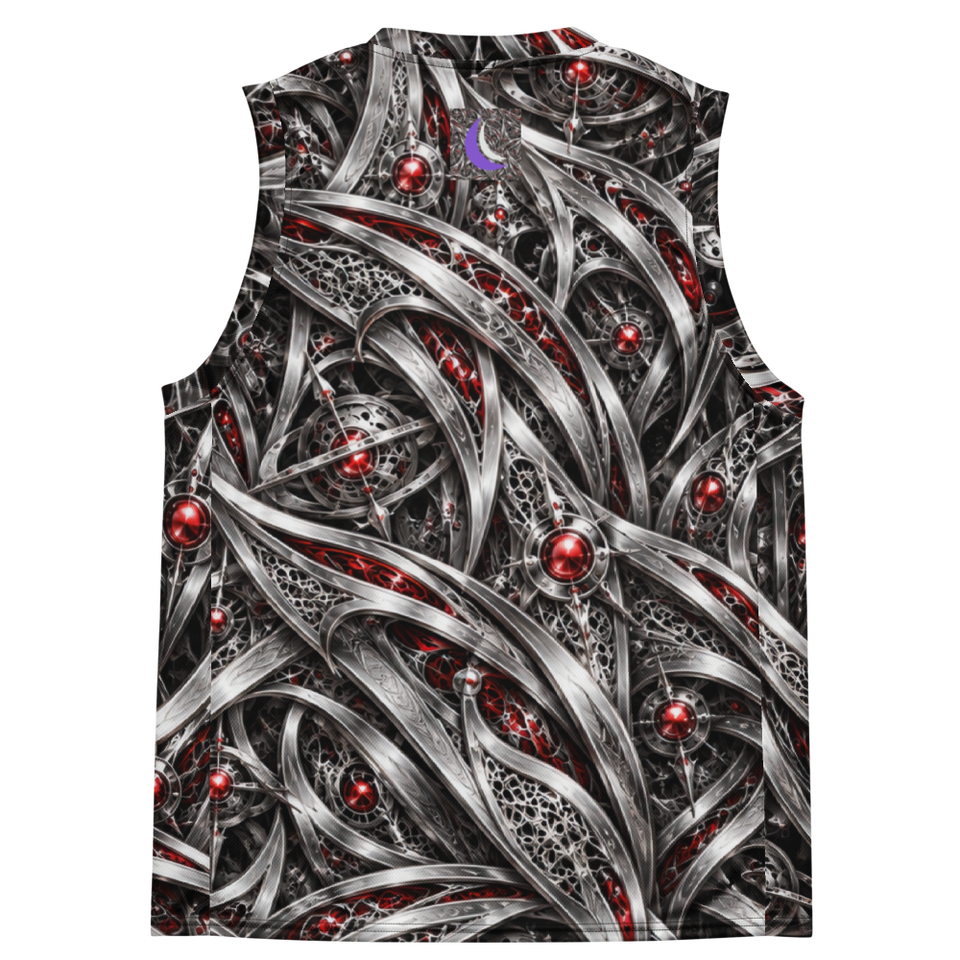 Maximus Alien Testosterone Terrain Basketball Jersey, back