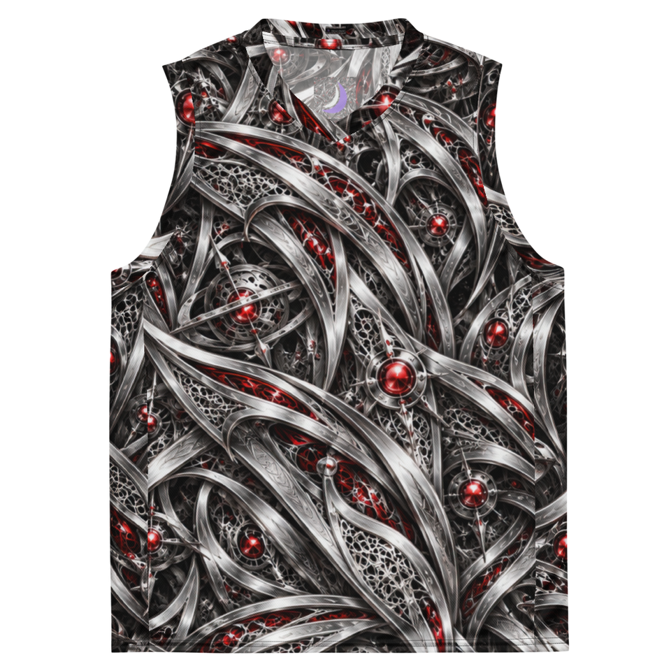 Maximus Alien Testosterone Terrain Basketball Jersey, front
