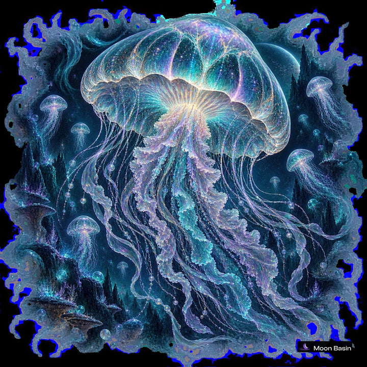 Alien Jellyfish canvas