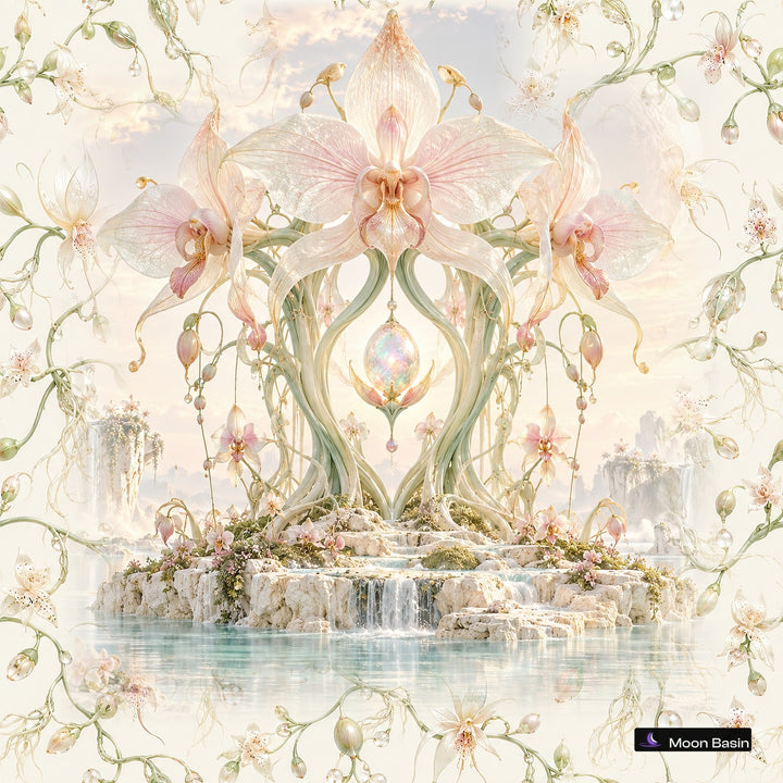 Alien Orchid Sanctuary canvas