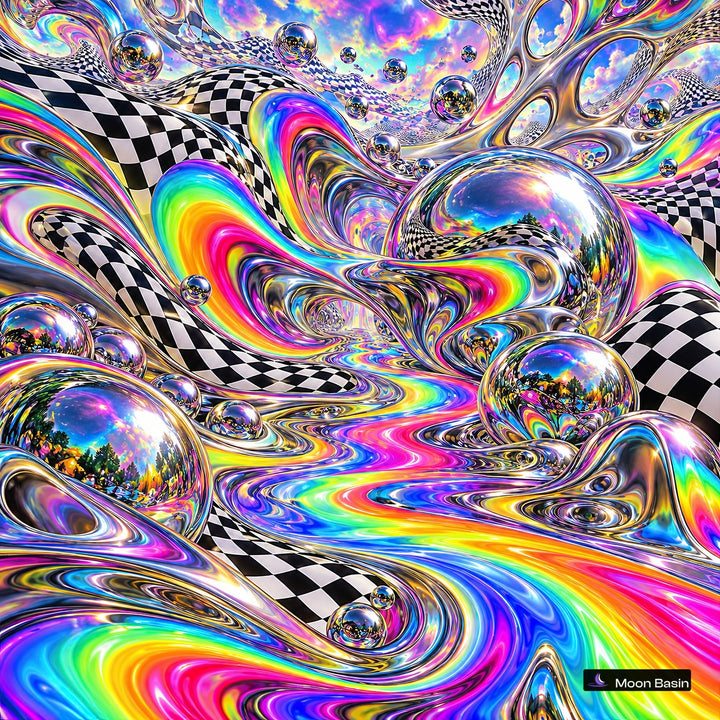 Chromatic Meltdown canvas