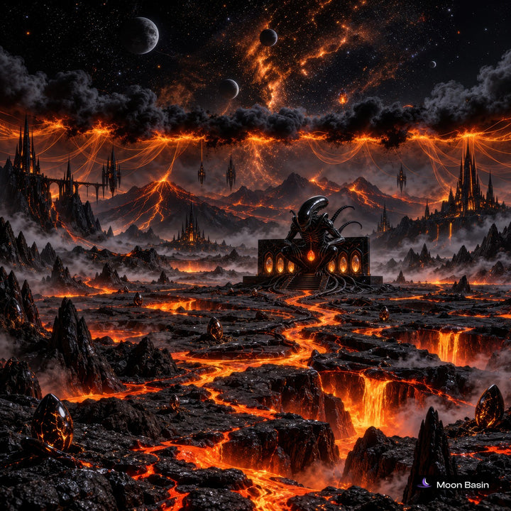 Cinder Throne Dominion canvas