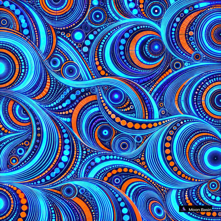 Cyan Overdrive canvas