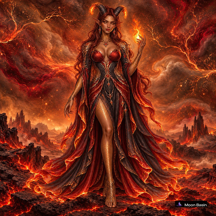 Fire Witch canvas
