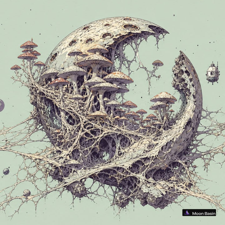 Orbital Mycelium Original canvas
