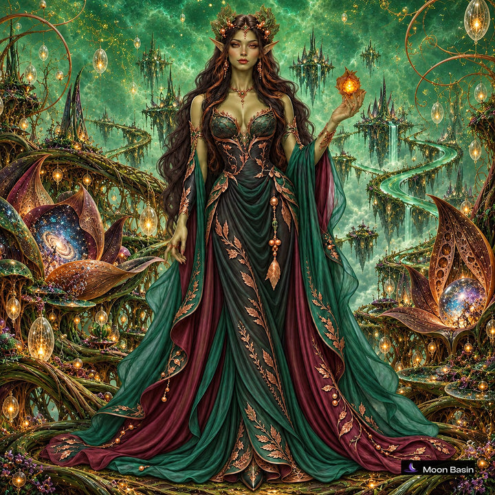 Serpent Bloom canvas