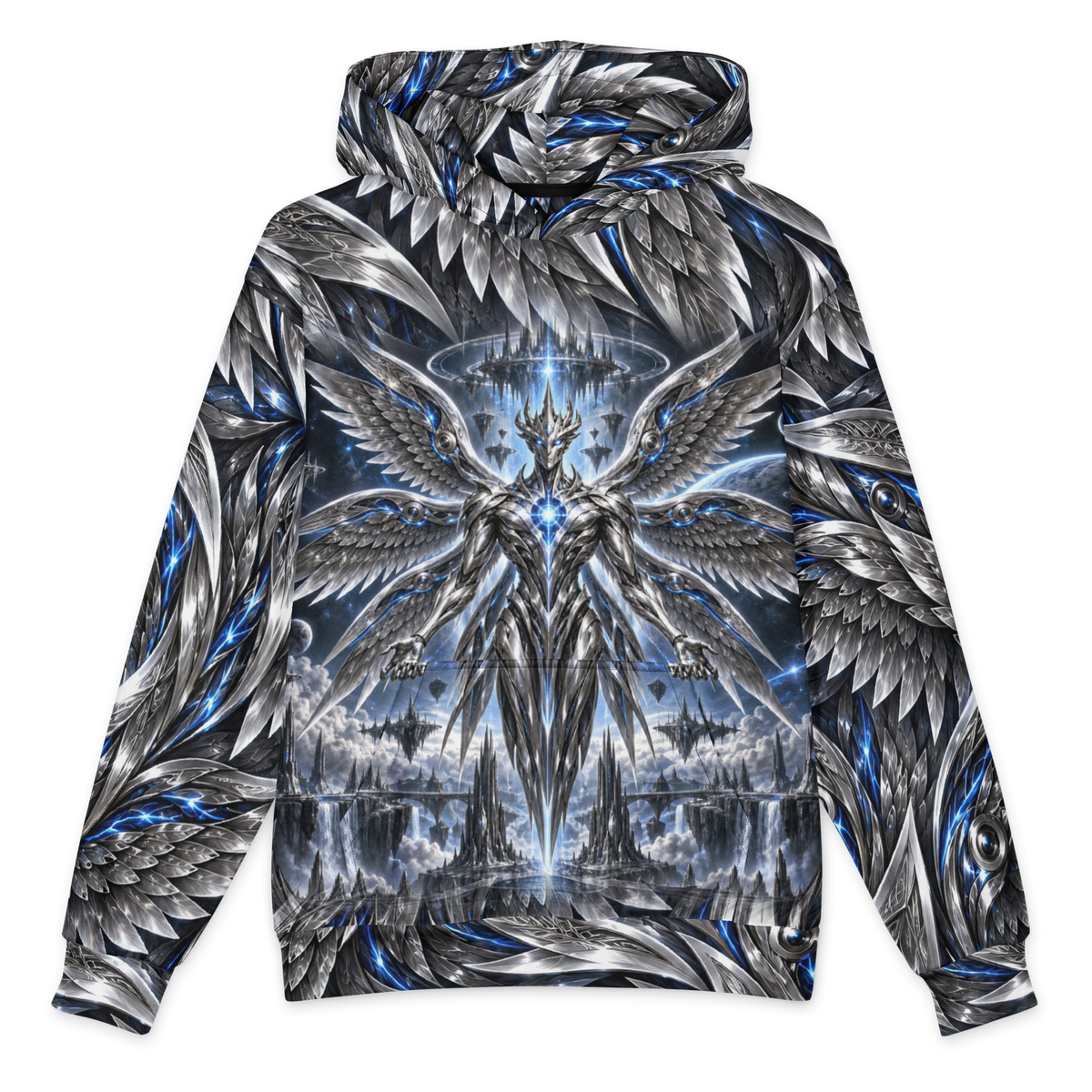 Mercury Seraph Hoodie all-over print oversized hoodie, front