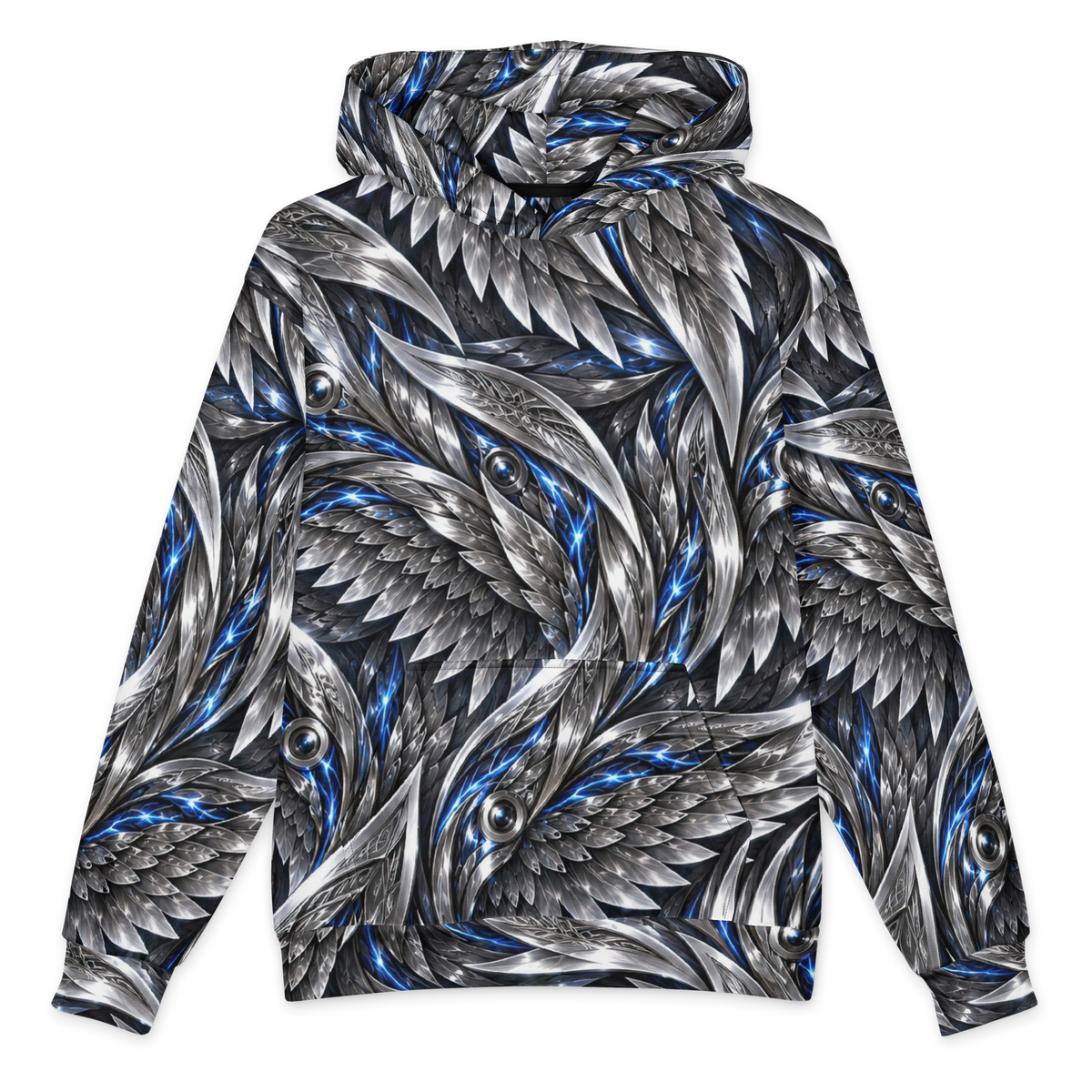Mercury Seraph Terrain Hoodie all-over print oversized hoodie, front