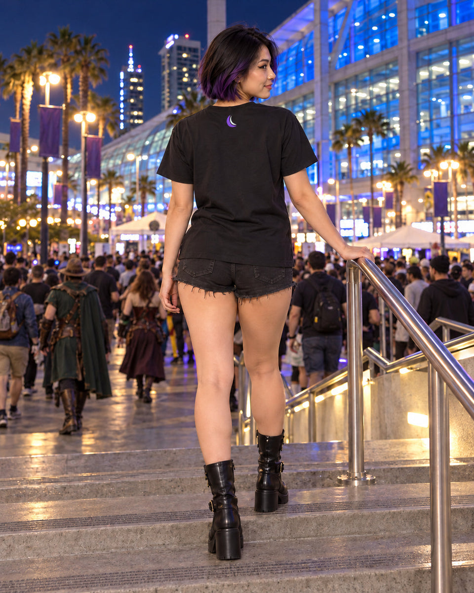 Mercury Seraph Graphic Tee, worn on model, back