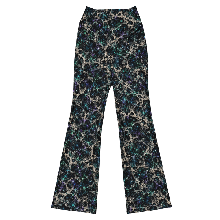Mycelium Cathedral Web Terrain Flare Leggings