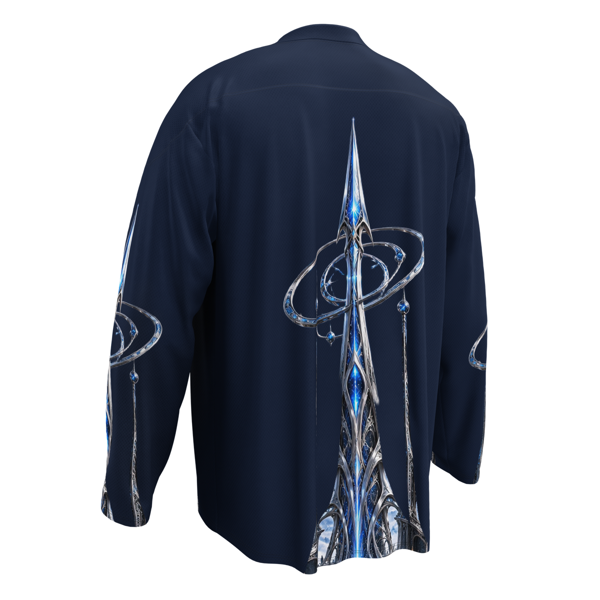 Nebula Huntress Hockey Jersey - original monument - back