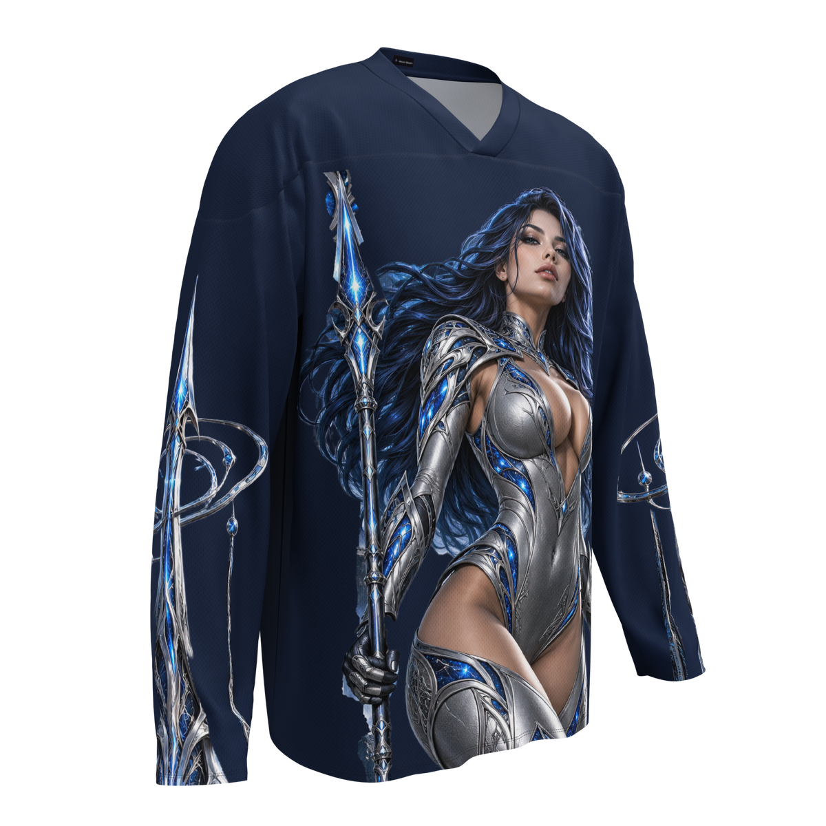 Nebula Huntress Hockey Jersey - original artwork - front