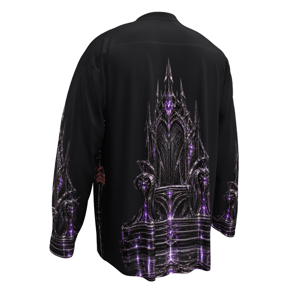 Obsidian Empress Hockey Jersey - original monument - back