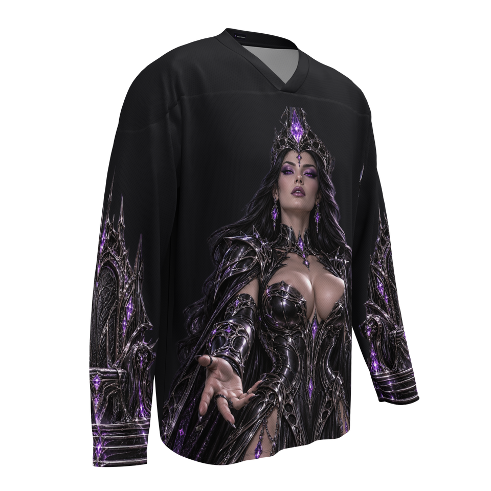 Obsidian Empress Hockey Jersey - original artwork - front