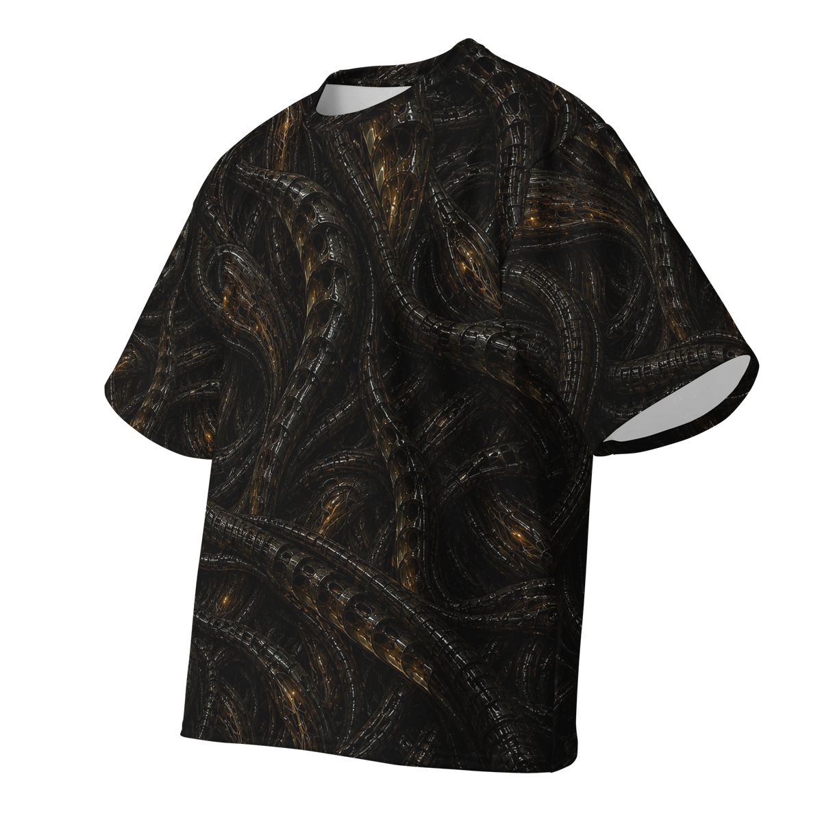 Organ Farm Terrain all-over print oversized tee, front